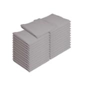 20x20 Grey Spun Poly Napkins NAP-GREY-SPUN