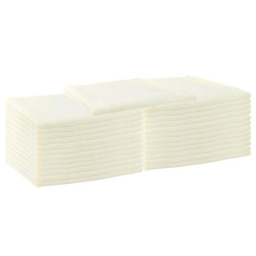 Mariposa Poly Spun Napkin 20x20 Ivory NAP IVORY SPUN