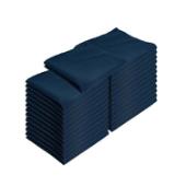 20x20 Navy Blue Spun Poly Napkins NAP-NBLUE-SPUN