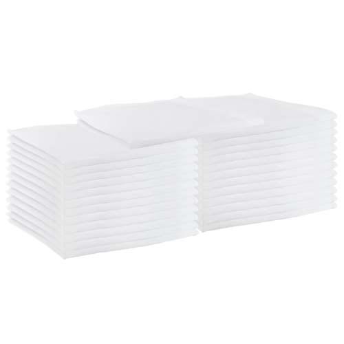 Mariposa Poly Spun Napkin 20x20 White NAP W SPUN