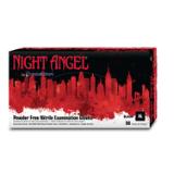 Art Noir® Night Angel® Nitrile Powder-Free Exam Gloves, 10x90, Black, 4 mil - XL NGL228