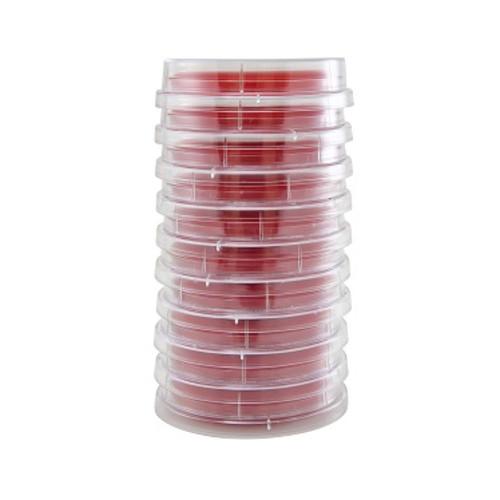 Blood Agar 5%, 15 x 65 mm Contact Plate, 10/pack P33
