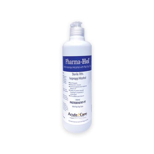 PHARMA-HOL® Sterile 70% IPA/30 % USP WFI w/Flip Top, 16 oz. PAS703016797 FT