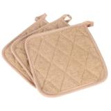 Cooks Linen Pot Holder 7x7 Tan POT TAN 3