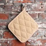 Cooks Linen Pot Holder 7x7 Tan POT TAN 5