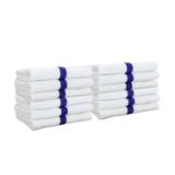 Power Gym Hand Towel 16x27 Blue PWR 1627 3BCS