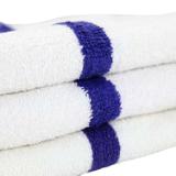 Power Gym Hand Towel 16x27 Blue PWR 1627 3BCS 2