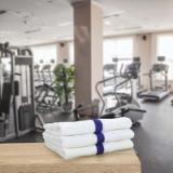 Power Gym Hand Towel 16x27 Blue PWR 1627 3BCS 5