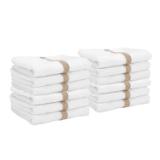 Power Gym Hand Towel 16x27 Beige PWR 1627 3BGCS