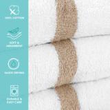 Power Gym Hand Towel 16x27 Beige PWR 1627 3BGCS 7