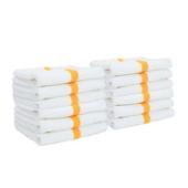 16x27 3LB Hand Towels Gold Center Stripe PWR-1627-3GLDCS