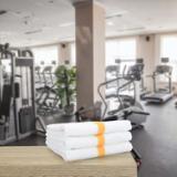 Power Gym Hand Towel 16x27 Gold PWR 1627 3GLDCS 5