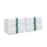 Power Gym Hand Towel 16x27 Green PWR 1627 3GRCS