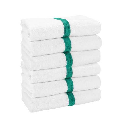 Power Gym Bath Towel 22x44 Green PWR 2244 6GRCS