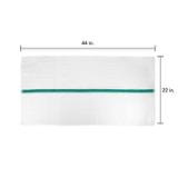 Power Gym Bath Towel 22x44 Green PWR 2244 6GRCS 2