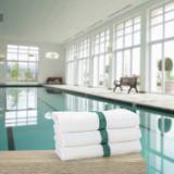 Power Gym Bath Towel 22x44 Green PWR 2244 6GRCS 5
