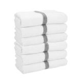 Power Gym Bath Towel 22x44 Gray PWR 2244 6GYCS