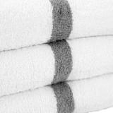Power Gym Bath Towel 22x44 Gray PWR 2244 6GYCS 2