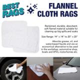 White Flannel Polishing Cloth- R W80 5B 3