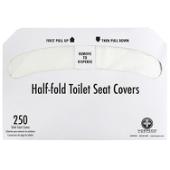 RECYCLED TOILET SEAT COVER HALF FOLD 5000 PER CASE RP-5000