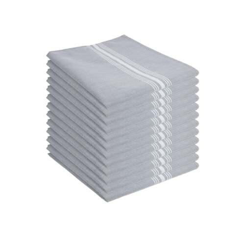 Mariposa Bistro Napkin 18x22 Reverse Gray RV BISTRO GY