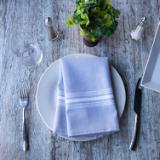 Mariposa Bistro Napkin 18x22 Reverse Gray RV BISTRO GY 4