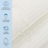 SHOWER CURTAIN SET 72X72- SHOW SCSET 7272 WH 2