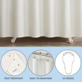 SHOWER CURTAIN SET 72X72- SHOW SCSET 7272 WH 4