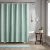 SHOWER CURTAIN SET 72X72- DAMA SCSETD-7272-GR