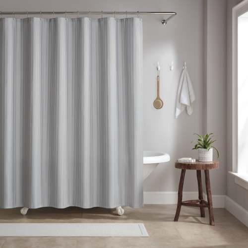 SHOWER CURTAIN SET 72X72- DAMA SCSETD 7272 LG