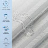 SHOWER CURTAIN SET 72X72- DAMA SCSETD 7272 LG 2
