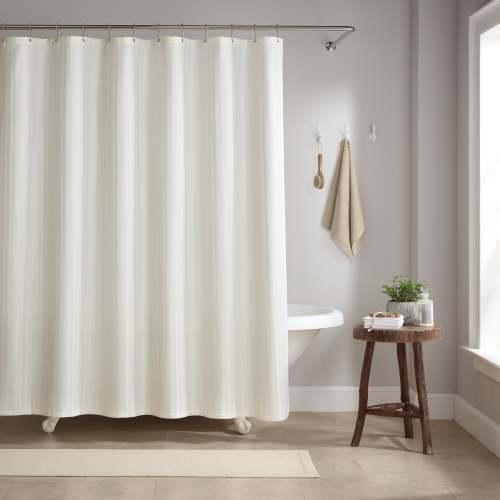 SHOWER CURTAIN SET 72X72- DAMA SCSETD 7272 WH