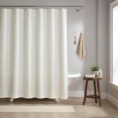 SHOWER CURTAIN SET 72X72- DAMA SCSETD-7272-WH