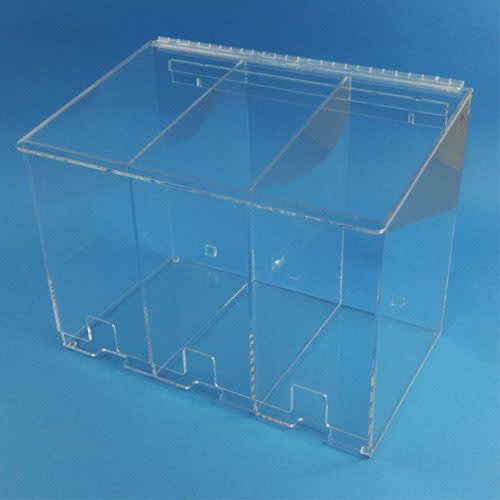 Sterile Packaged Glove Dispenser, 3 compartments, PETG SD 303PETG