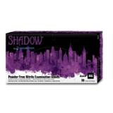 Art Noir® Shadow® Nitrile Powder-Free Exam Gloves, Textured, 10x90, Black, 6 mil - XXL SHD939