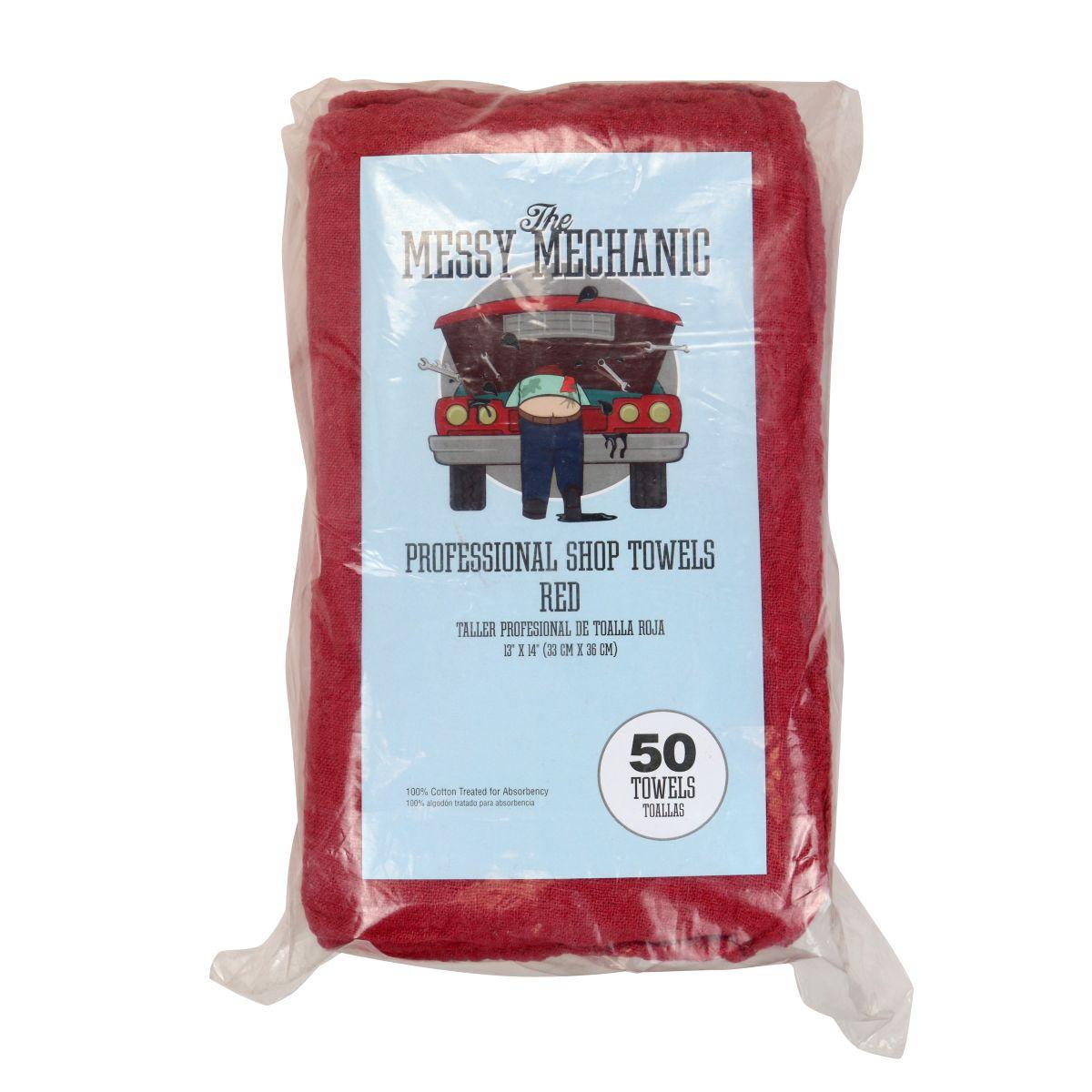 MESSY MECHANIC SHOP TOWELS 50 SHOP 50 RD