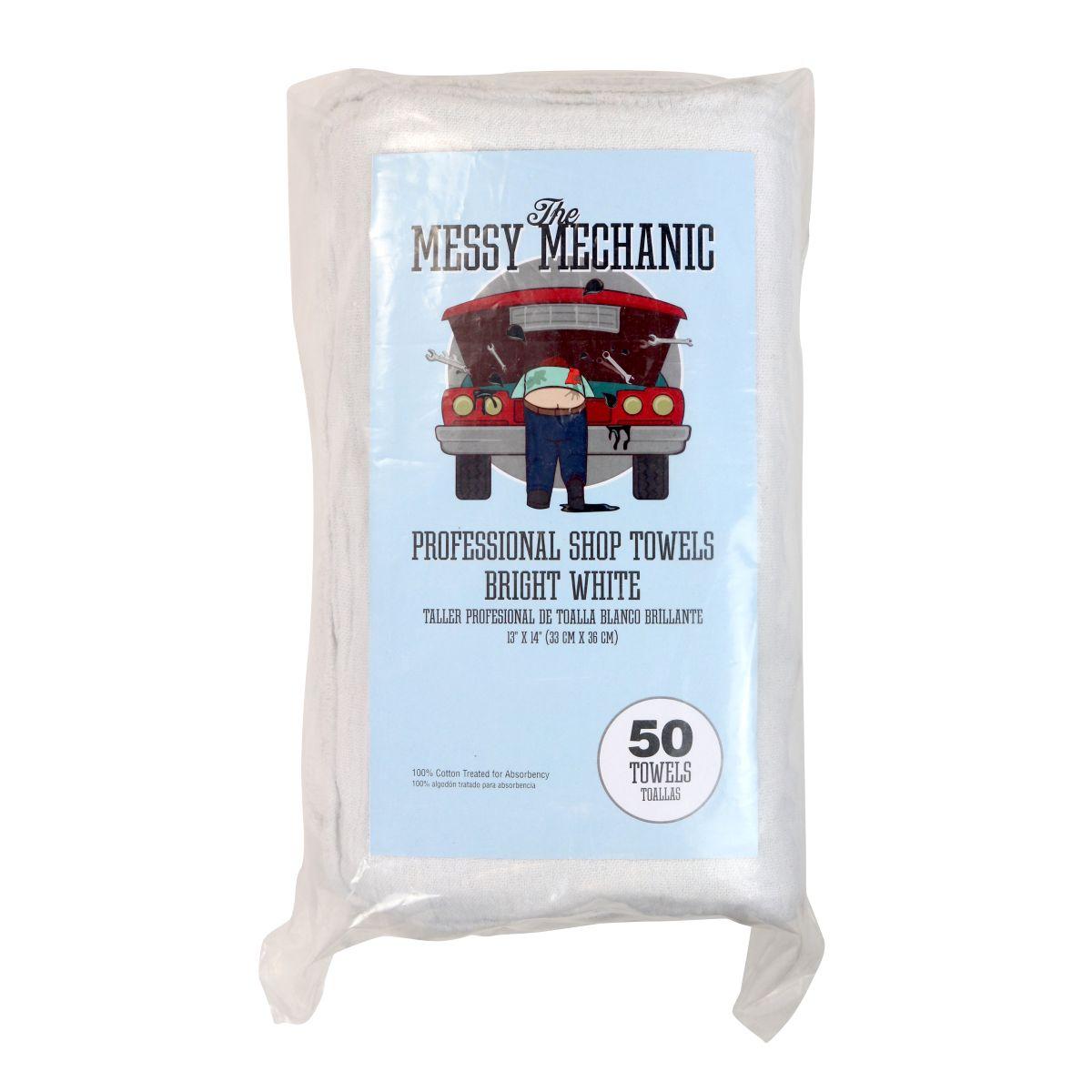 MESSY MECHANIC SHOP TOWELS 50 SHOP 50 WH