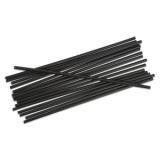 SIPSTIR STRAW 5 1/4 IN  BLACK ST205B