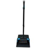 Lobby Dustpan L Grip Aluminum with Broom Black-Blue T0012 00 C1C0
