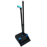 Lobby Dustpan L Grip Aluminum with Broom Black-Blue T0012 00 C1R0