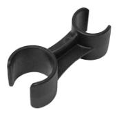 Broom Clip For Lobby Dustpan PVC Handle Black T0016-01