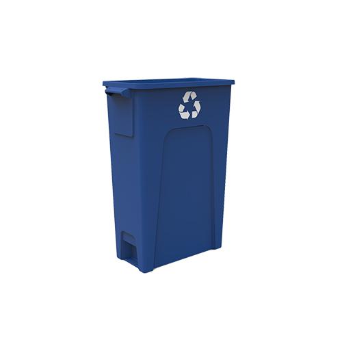 23 GALLON BLUE THIN BIN WITH T0039 01R