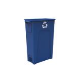 23 GALLON BLUE THIN BIN WITH T0039 01R