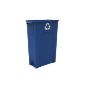 Thin Bin® 23 Gallon Container - Blue Recycle T0039-01R