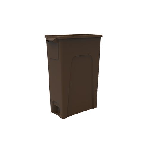23 GALLON THIN BIN BROWN T0039 03