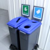 Thin Bin® 23 Gallon Recycling Sign Kit T0055-00