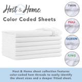 Lulworth T180 Fitted Sheet Twin White T180 368012 3