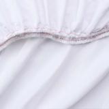 Lulworth T180 Fitted Sheet Full White T180 548012 2
