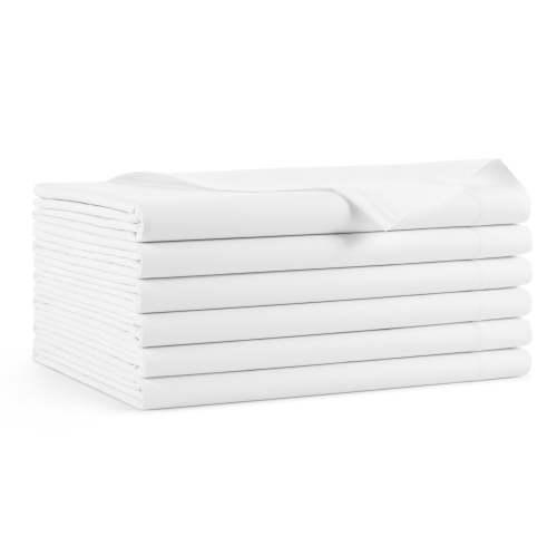 Lulworth T180 Flat Sheet Queen White T180 90110