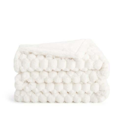 COTTONTAIL FAUX FUR THROW 50 TH FF 5070 IV